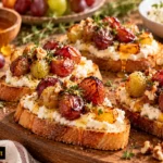 Hot Honey Grape Crostini Are the Easiest Party Appetizer
