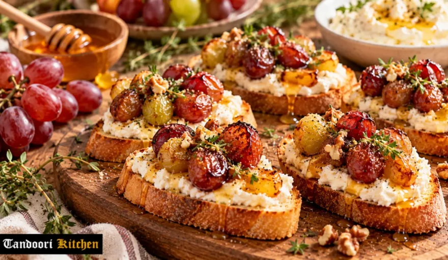 Hot Honey Grape Crostini Are the Easiest Party Appetizer