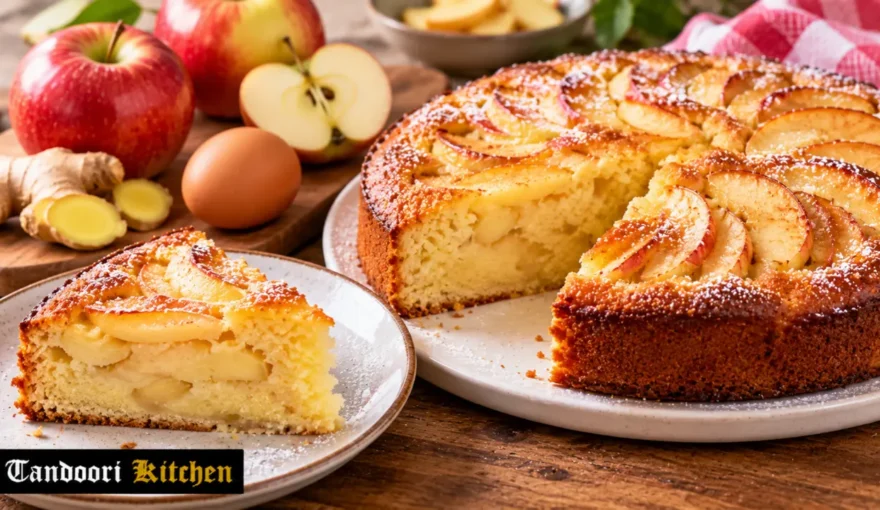 Soft & Moist Apple Cake With 1 Apple and 1 Egg