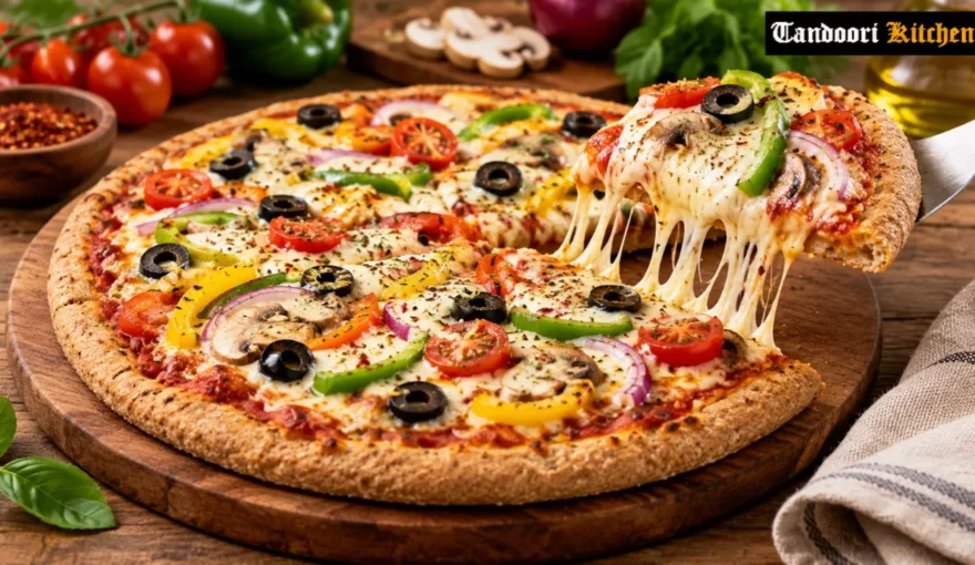 Easy Homemade Wholewheat Pizza